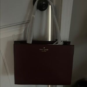 Kate Spade Deep Red Tote Bag